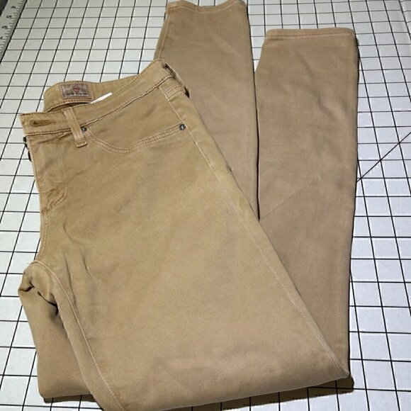 AG Adriano Goldschmied Legging Ankle Super Skinny Jeans Khaki - size 27R - Picture 2 of 13